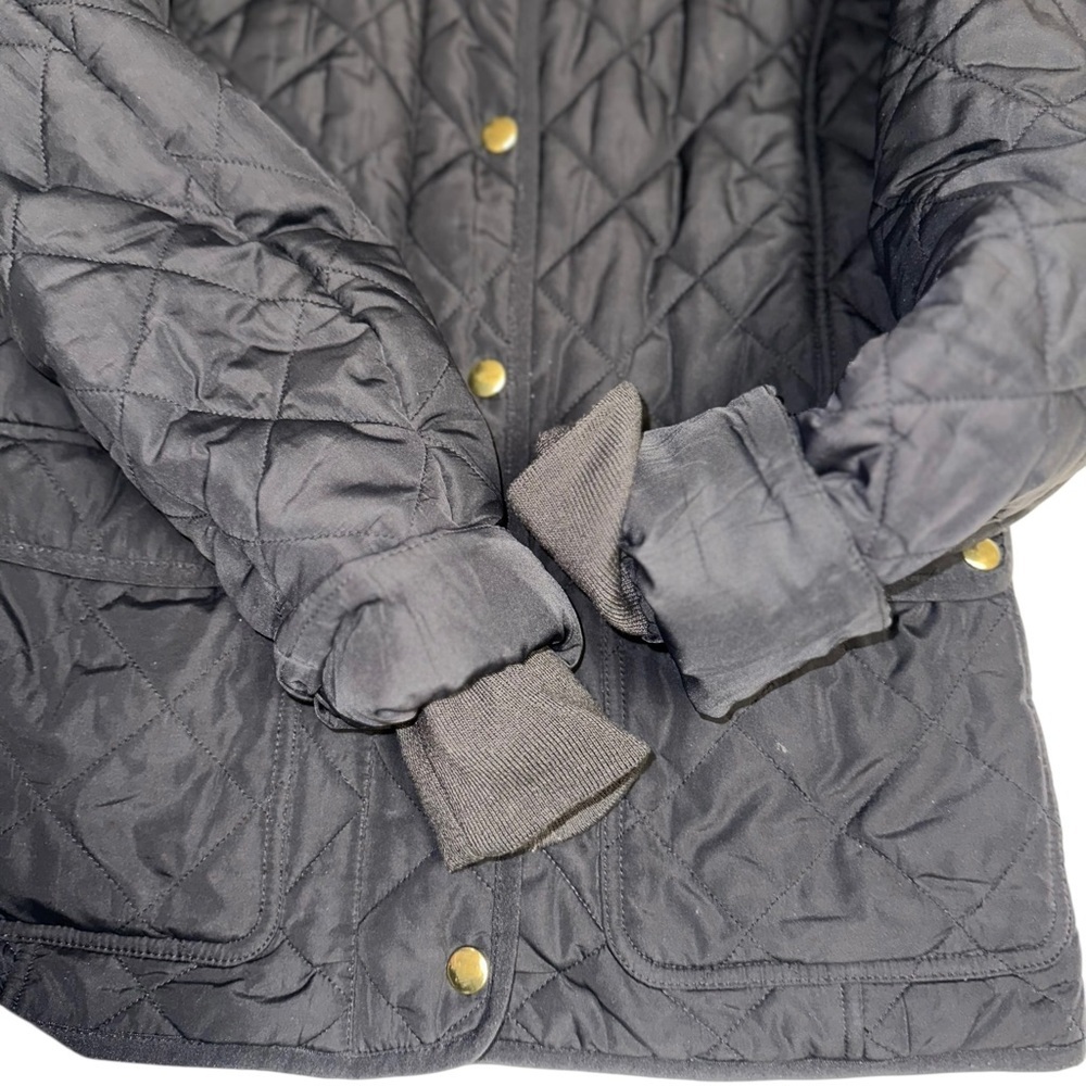 Vintage J.Crew Women’s XS Black Quilted Jacket - Picture 6 of 9